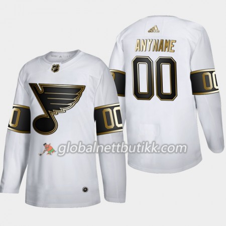 St. Louis Blues Hockeydrakt Custom Adidas 2019-2020 Golden Edition Hvit Authentic - Herre